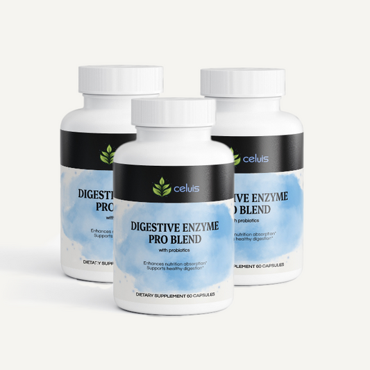 3 Bottle Digestive Enzymes Pro Blend