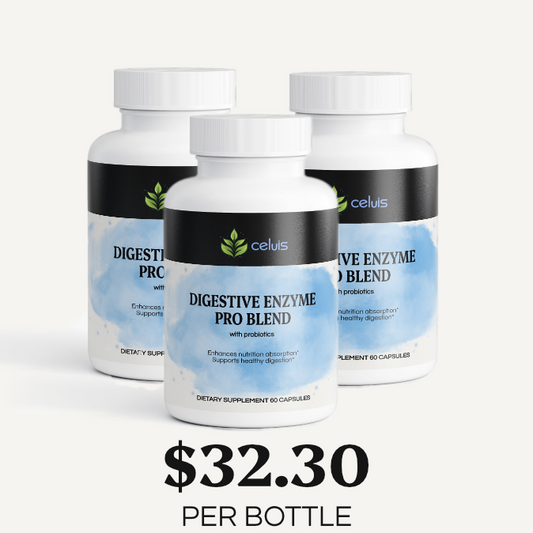 3 Bottle Digestive Enzymes Pro Blend